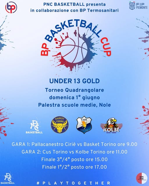 Il torneo U13 BP BASKETBALL CUP sta per iniziare! Vai alla pagina EVENTI!