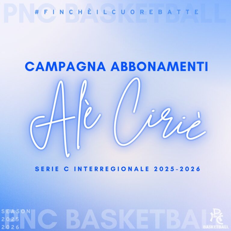 Parte la campagna abbonamenti per la stagione 25-26: vieni a sostenerci anche tu! Visita la pagina delle news!